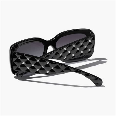 chanel oversized rectangular sunglasses